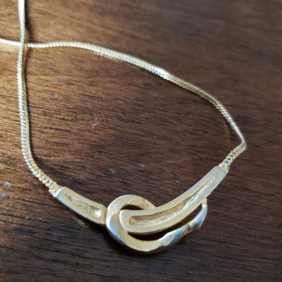 Mario Valentino Vintage Gold Plated Necklace - Picture 5 of 6